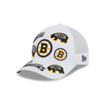 Boston Bruins čepice baseballová kšiltovka 9FORTY M-Crown A-Frame Trucker All Over white