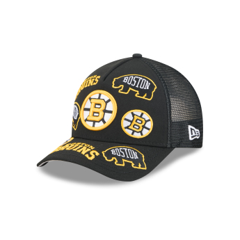 Boston Bruins čepice baseballová kšiltovka NHL 9FORTY M-Crown A-Frame Trucker All Over black
