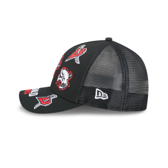Buffalo Sabres čepice baseballová kšiltovka NHL 9FORTY M-Crown A-Frame Trucker All Over black