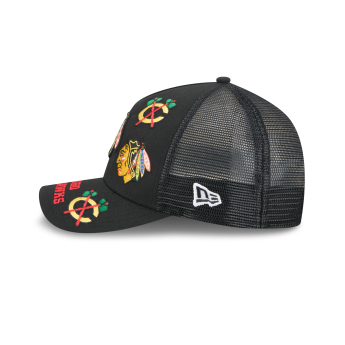 Chicago Blackhawks čepice baseballová kšiltovka NHL 9FORTY M-Crown A-Frame Trucker All Over