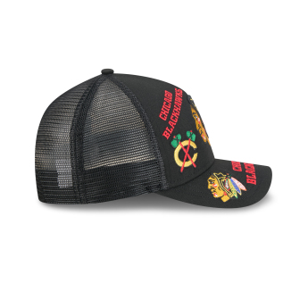 Chicago Blackhawks čepice baseballová kšiltovka NHL 9FORTY M-Crown A-Frame Trucker All Over