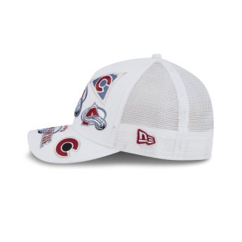Colorado Avalanche čepice baseballová kšiltovka NHL 9FORTY M-Crown A-Frame Trucker All Over white