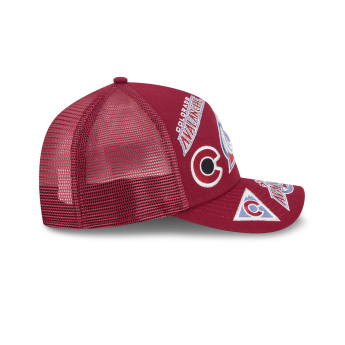 Colorado Avalanche čepice baseballová kšiltovka NHL 9FORTY M-Crown A-Frame Trucker All Over burgundy