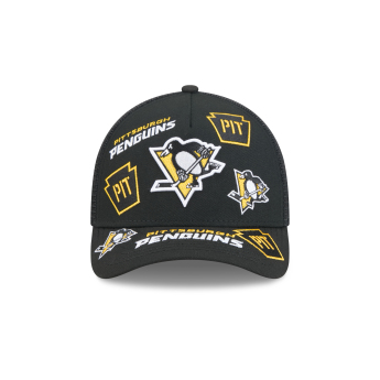 Pittsburgh Penguins čepice baseballová kšiltovka NHL 9FORTY M-Crown A-Frame Trucker All Over