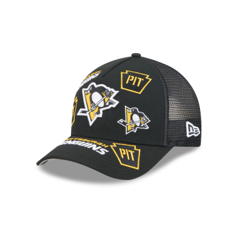 Pittsburgh Penguins čepice baseballová kšiltovka NHL 9FORTY M-Crown A-Frame Trucker All Over