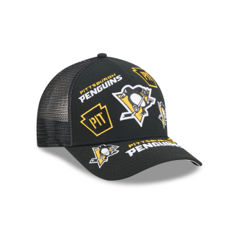 Pittsburgh Penguins čepice baseballová kšiltovka NHL 9FORTY M-Crown A-Frame Trucker All Over