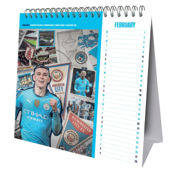 Manchester City stolní kalendář 2027
