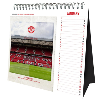 Manchester United kalendář Desktop Calendar 2027