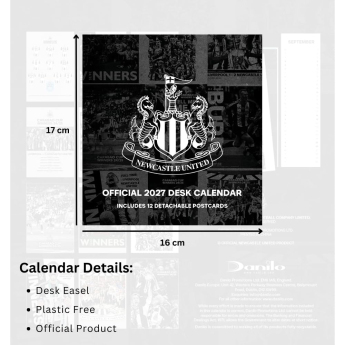 Newcastle United stolní kalendář 2027