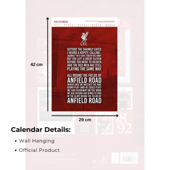 FC Liverpool kalendář Deluxe 2027