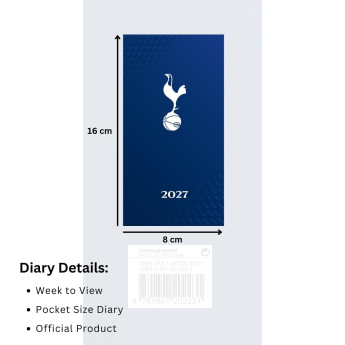 Tottenham Hotspur diář Slim 2027