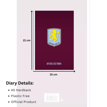 Aston Villa diář A5 - 2027