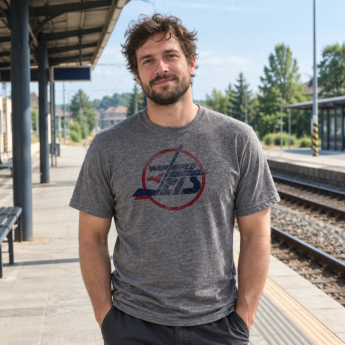 Winnipeg Jets pánské tričko grey Retro Tee