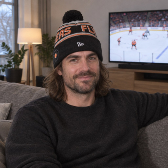 Philadelphia Flyers zimní čepice NHL Pom Wordmark