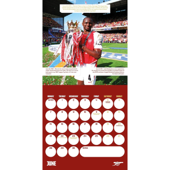 FC Arsenal kalendář Legends Square 2027