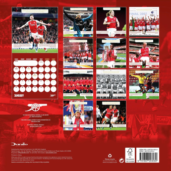 FC Arsenal kalendář Legends Square 2027