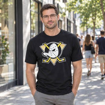 Anaheim Ducks pánské tričko black Core Logo Tee