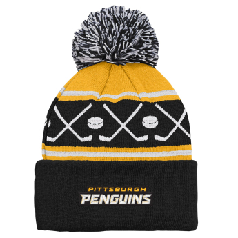 Pittsburgh Penguins dětská zimní čepice Face-Off Cuff Pom