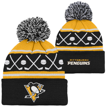 Pittsburgh Penguins dětská zimní čepice Face-Off Cuff Pom