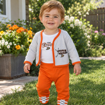 Anaheim Ducks dětské body 3 Piece Set