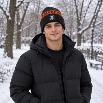 Anaheim Ducks zimní čepice Authentic Pro A/Cap Cuffed inscription