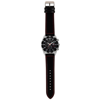 FC Liverpool hodinky Mens Leather Strap Chronograph Watch