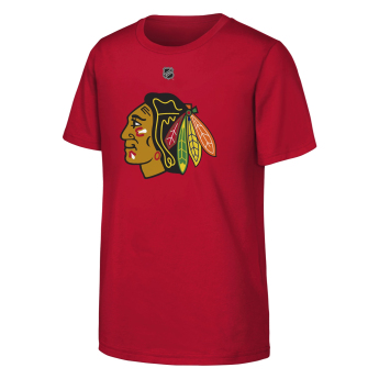 Chicago Blackhawks dětské tričko NHL Flat Name & Number Short Sleeve Cotton
