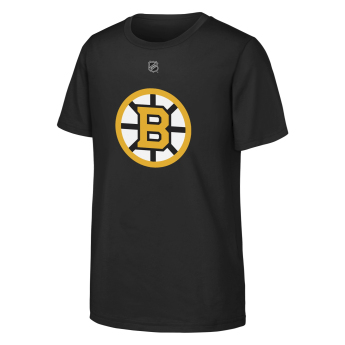 Boston Bruins dětské tričko NHL Flat Name & Number Short Sleeve Cotton