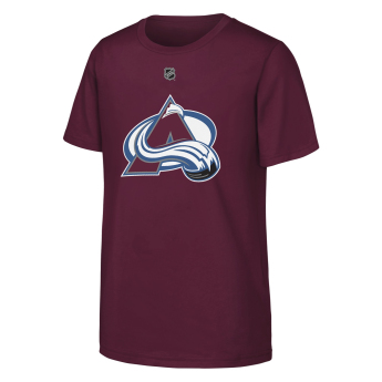 Colorado Avalanche dětské tričko Cale Makar #8 NHL Flat Name & Number Short Sleeve Cotton