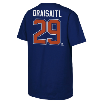 Edmonton Oilers dětské tričko NHL Flat Name & Number Short Sleeve Cotton