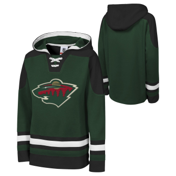 Minnesota Wild dětská mikina s kapucí NHL Ageless Must Have – Home Pullover
