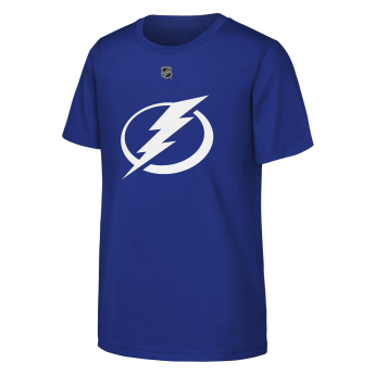 Dětské tričko Andrei Vasilevskiy #88 Tampa Bay Lightning NHL Flat Name & Number Short Sleeve Cotton