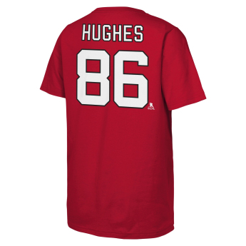 New Jersey Devils dětské tričko NHL Flat Name & Number Short Sleeve Cotton