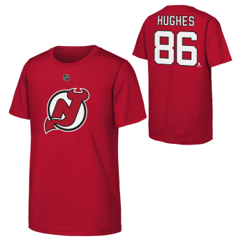 New Jersey Devils dětské tričko NHL Flat Name & Number Short Sleeve Cotton