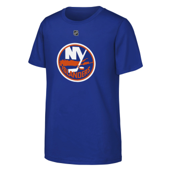 New York Islanders dětské tričko Matthew Schaefer #48 NHL Flat Name & Number Short Sleeve Cotton