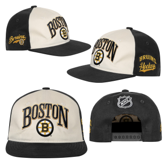Boston Bruins dětská čepice baseballová kšiltovka NHL Flatbrim Arch Deadstock Snapback