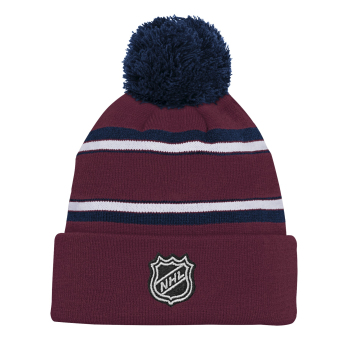 Colorado Avalanche dětská zimní čepice NHL 3rd Jersey Jacquard Cuff Pom