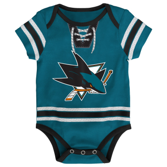 San Jose Sharks dětské body NHL Hockey Pro Creeper – Blank