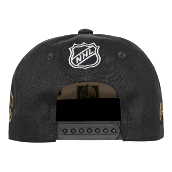 Vegas Golden Knights dětská čepice baseballová kšiltovka NHL Flatbrim Arch Deadstock Snapback