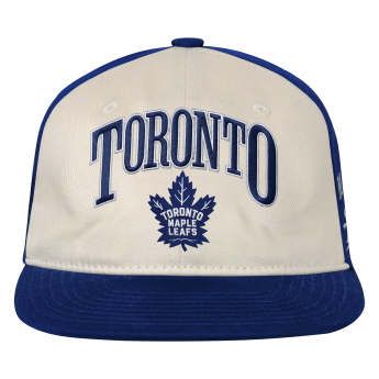 Toronto Maple Leafs dětská čepice baseballová kšiltovka NHL Flatbrim Arch Deadstock Snapback