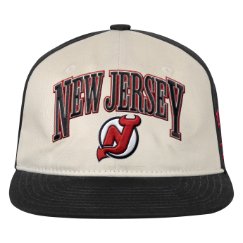 New Jersey Devils dětská čepice baseballová kšiltovka NHL Flatbrim Arch Deadstock Snapback