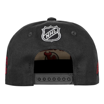 New Jersey Devils dětská čepice baseballová kšiltovka NHL Flatbrim Arch Deadstock Snapback