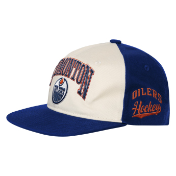 Edmonton Oilers dětská čepice baseballová kšiltovka NHL Flatbrim Arch Deadstock Snapback