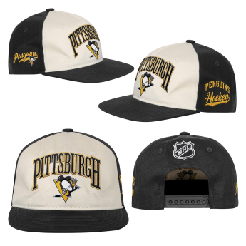 Pittsburgh Penguins dětská čepice baseballová kšiltovka NHL Flatbrim Arch Deadstock Snapback