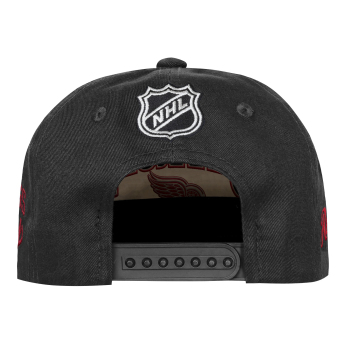 Detroit Red Wings dětská čepice baseballová kšiltovka NHL Flatbrim Arch Deadstock Snapback