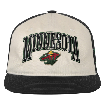Minnesota Wild dětská čepice baseballová kšiltovka NHL Flatbrim Arch Deadstock Snapback