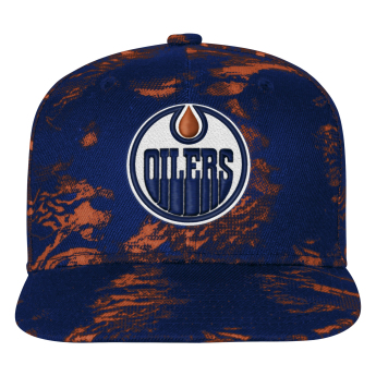 Dětská kšiltovka Edmonton Oilers NHL Dynamics Flat Brim Snapback