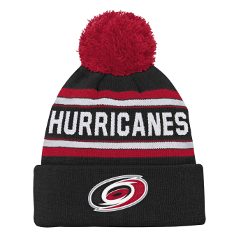 Carolina Hurricanes dětská zimní čepice NHL 3rd Jersey Jacquard Cuff Pom