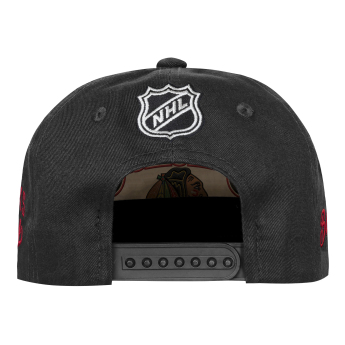 Chicago Blackhawks dětská čepice baseballová kšiltovka NHL Flatbrim Arch Deadstock Snapback