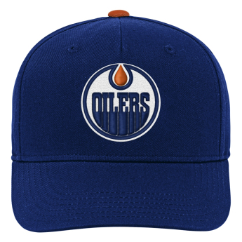 Edmonton Oilers dětská čepice baseballová kšiltovka NHL Precurved Snap